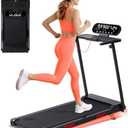 MCRG Portable Walking Pad Treadmill with Handle Bar Incline for Home Small | 3.5HP Electric Walking Pad Treadmill with Incline, Compact Mini Treadmill with Handles for Exercising, 0.6-10MPH, 400LBS