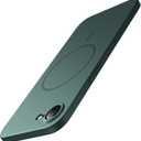JETech Magnetic Slim Case for iPhone 17e (2026) / iPhone 16e Compatible with MagSafe, Camera Lens Full Protection, Ultra-Thin Lightweight Matte Finish Minimalist Phone Cover (Midnight Green)