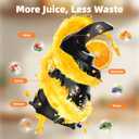 Godspeeds Juicer Machines with 5.8" Large Feed Chute, Slow Masticating Cold Press Juicer for Whole Fruits & Vegetables, Easy to Clean Design, High Juice Yield Home Juicer for Daily Wellness