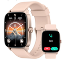 YMZ Smart Watch for Men Women, IP68 Waterproof, Bluetooth Calling, Fitness Tracker, Sleep Monitoring, 1.85'' DIY Dial, AI Built-in, 7 Days Battery, Compatible with Android & iOS