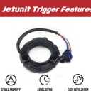 Trigger For Mercury Outboard 96455A18 134-6456-18 96455T18 135 140 JET 150 XR6 175 200 240 HP 2-Stroke EFI Carb Sportjet Jet Drive Parts