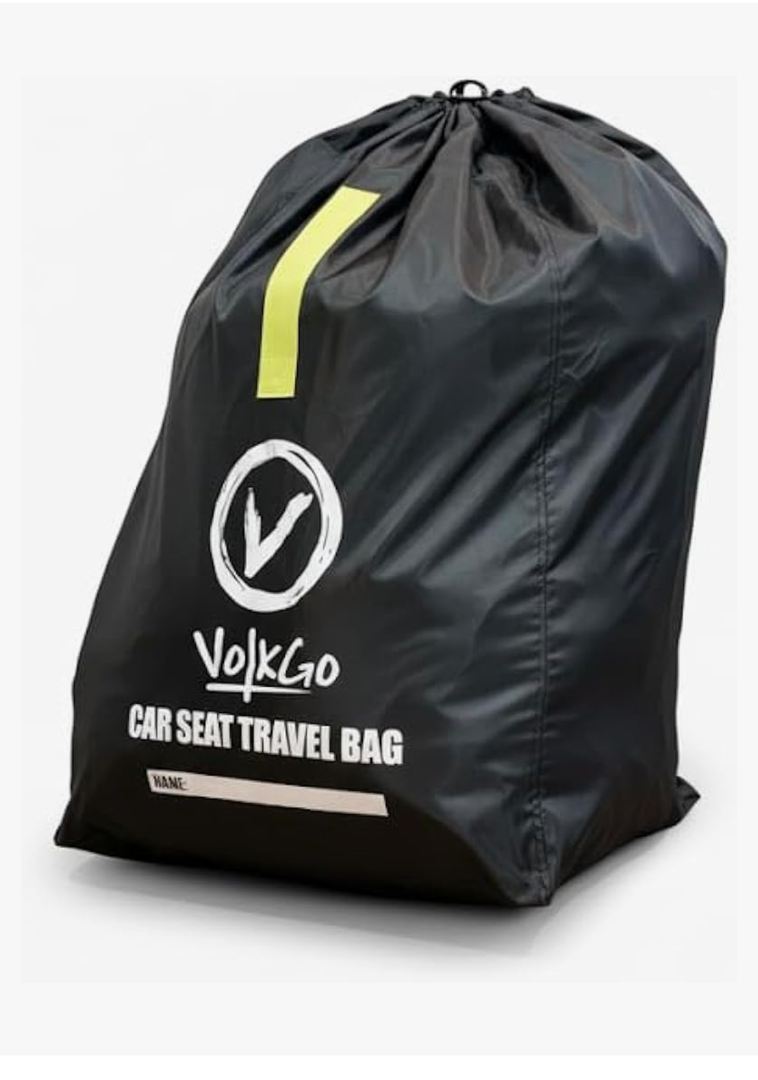 V VOLKGO Car Seat Travel Bag For Airplane with Padded Backpack Shoulder Straps, Gate Check Bag, Car Seat Bags for Air Travel Carseat Travel Cover, Carseat Travel Bag Cover for Airplane Travel