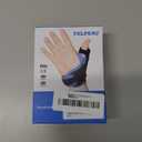 Velpeau Thumb Wrist Support Brace, CMC Thumb Spica Splint for Arthritis Pain, De Quervains Tenosynovitis, Trigger Thumb, Tendonitis, Sprain, Fits Both Left or Right Hands (Plastic Insert Version, S)