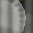 Foraineam Set of 8 Pieces Porcelain Shallow Ramekins, 5 Ounce Creme Brulee Ramekin Dishes Round Baking Ramekins Set