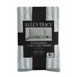 Ellen Tracy Standard 1 Quilted Sham 20x26in Green