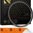K&F Concept 52mm to 67mm Step-Up Lens Filter Adapter Ring CNC Machined Brass Filter Adapter Rings, for 52mm Lens Install 67mm Filter