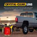 BUNKER INDUST Tail Light Assembly Compatible With 1994-2001 Dodge Ram 1500/1994-2002 Ram 2500/3500 Rear Brake Tail Lamp, Driver & Passenger Side (Bulbs Not Included)