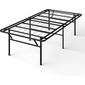 Zinus SmartBase Heavy Duty Mattress Foundation, 18 Inch Metal Platform Bed Frame, No Box Spring Needed, Sturdy Steel Frame, Underbed Storage, Twin