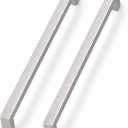 Probrico 30 Pack Kitchen Cabinet Drawer Handles Stainless Steel 10" Holes Distance Brushed Nickel Pulls 10.5" Total Length 30 Pack