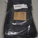 Homaxy 100% Cotton Terry Kitchen Towels(Black, 13 x 28 inches), Checkered Designed, Soft and Super Absorbent Dish Towels, 4 Pack