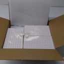 12 Pack Large Modular Clear Plastic Stackable Shoe Storage Organizer for Closet, Space Saving Versatile Sneaker Shoe Rack Containers Bins Holders, Portable Closet Organizers and Storage, White