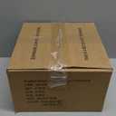 4 Piece China Storage Containers, Dish Storage Containers with Clear Windows, Hard Shell Plate Organizer with Handles, Stackable Moving Boxes for Dishes, Glassware, Dinnerware, Plates, Dark Gray