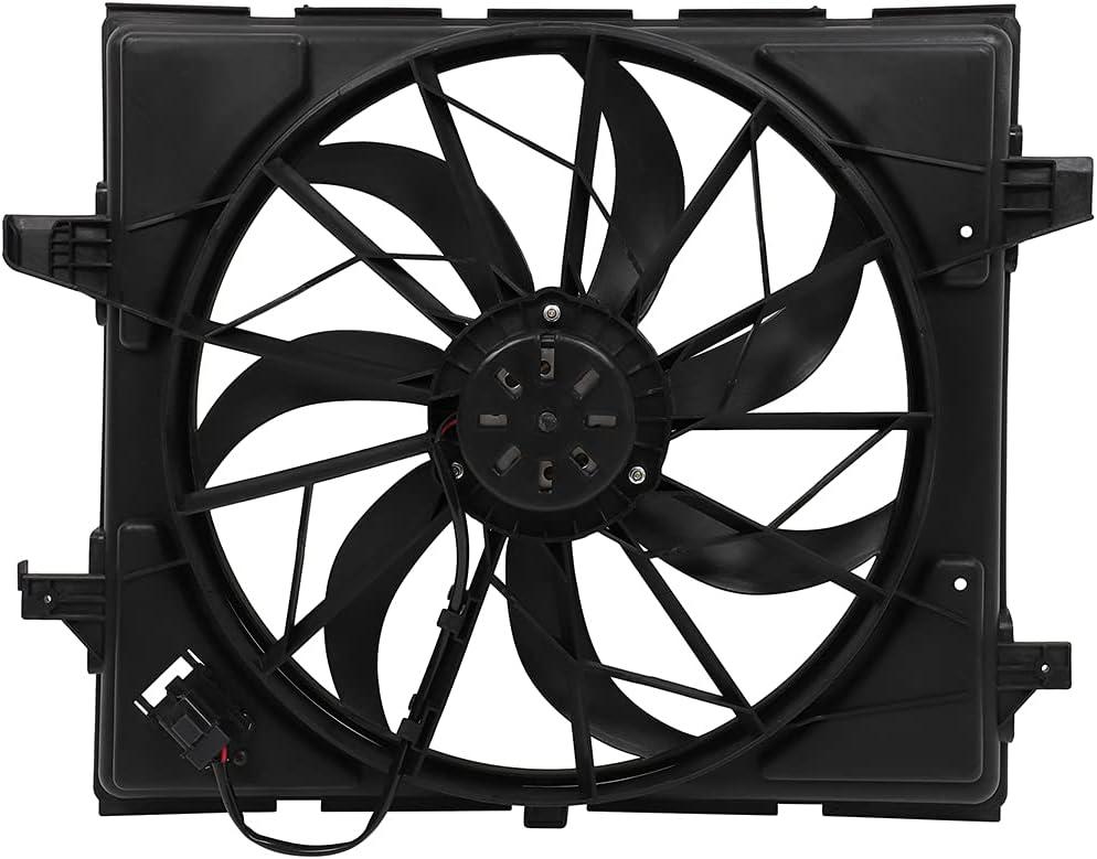 SCITOO Electric Radiator Fans Assembly Replacement for 2011-2020 for Dodge for Durango 2011-2021 for Jeep for Grand Cherokee 2022 for Jeep for Grand Cherokee WK 3.6L Replace 622660