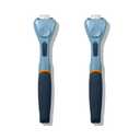Dollar Shave Club | Razor Handle (2 Pack) Blue | Replacement Razor Blade Handles