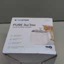 PAWGETHER Cat Water Fountain, Ultra Quiet Pumpless Pet Water Fountain with Stainless Steel Tray, 67oz/2L Water Fountains for Cats Indoor with 360 Motion Sensor for Cats & Dogs (with Filter)