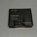 JASTIND Industrial Air Blow Gun with Brass Adjustable Air Flow Nozzle and 2 Steel Extension, Pneumatic Air Compressor Accessory Tool Dust Cleaning and Blower Gun