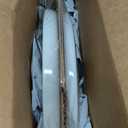 Bemis 1500EC Durable Wooden Toilet Seat, Easy Clean Hinges, Made in USA, Elongated, White