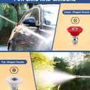 2026 Upgraded Jet Nozzle Power Washer for Garden Hose, Includes 2 High-Pressure Nozzles and Quick Connectors | Hydro Jet High Pressure Washer Tools