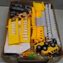 iHaHa 299 PCS Construction Race Tracks Boys Toys, 6 PCS Engineering Cars and Flexible Race Track Playset Create A Engineering Road Gifts Toys for 3 4 5 6 Year Old Boys Kids