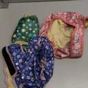 Langsprit Washable Female Dog Diapers - Doggie Reusable Diapers for Doggy Puppy Female in Period - Highly Absorbent Dog Heat Panties Flower-1 XXL