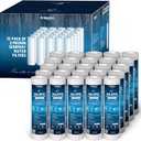 Ronaqua 5 Micron Sediment Water Filter Cartridge 10"x2.5", NSF Certified, 4-Layer Filtration for any 10-inch RO Units & Whole House Systems, Compatible with Culligan P5, AP110, WHKF-GD05, 25 Pack
