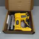 Cordless 2" Brad Nailer Compatible with Dewalt 20V Battery (No Battery), 2-in-1 Electric Nail Gun/ Staple Gun, 18 Gauge Nail Gun Battery Powered with 1000 Nails for Wood Carpentry, 7.2LB