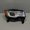 KarParts360 For Jeep Grand Cherokee WK 2014 Headlight Passenger Side | HID | Clear Lens | Black Housing | Laredo/Limited/Overland/Summit Model | w/Projector/Chrome Bezel/Bulbs | CH2503252 | 68111000AM