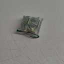 QCAA Premium Solid Brass Closet Pole Socket Set, Heavy Duty, 1-1/2 inch, with Stainless Screws, Polish Brass Lacquered, 4 Pairs, Made in Taiwan