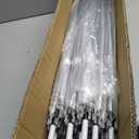 Clear Umbrella Wedding, 25pcs Transparent Umbrella, Bulk Clear Dome Umbrellas Windproof, Auto Open Bubble Stick Umbrellas for Bride Groom Outdoor Photography
