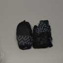 X-Large 50 Pack Shoe Covers Disposable Non-Slip, Black Non-Woven Fabric Boot Covers for Indoors Breathable Slip Resistant Durable Boot, Stretchable Fits Up to Size 13 US Men (Black, 50 Pack)