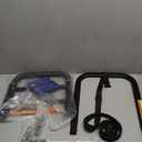 C1 Fold Bed Rails for Elderly Adults Safety - Foldable Bed Assist Rail with Adjustable Height, Tool-Free Folding, Sturdy up to 350 Lbs, Bed Cane Fits King Queen Twin Beds