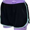 Women Girl Bumsaver Padded Shorts for Skateboarding, Roller Skating, Roller Derby, Inline Skating, Snowboarding and Skiing, Small