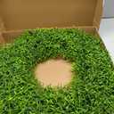 24Inch Spring Wreaths for Front Door OutsideGreen Wreath Boxwood Wreaths Realistic Spring Summer Front Door Wreath for Wall Window Porch Farmhouse Garden Wedding Party Home Decor