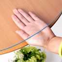 36 Inch Round Clear Table Cover Protector PVC Plastic Thick Vinyl Tablecloth Furniture Cover Protective Round Wood Table Top Circle Coffee Tablecloth Runner Protector Mat Clear Waterproof (Round New Clear 1.5mm)