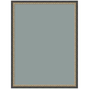 Kate and Laurel Framed Fabric Pinboard 19 x 25, Printed Linen Decorative Bulletin Board for Use as a Vision Board or Wall Organization, Matinee Black Bronze Frame