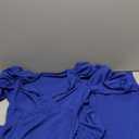 Ekaliy Dressy 2 Piece Pant Sets for Women Fall Outfits Ruffle Top Wide Leg Business Pantsuits S