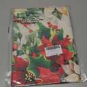 Welcome Winter Cross Poinsettias Snowman Pine Trees Christmas House Flag large 28X40 Inch Big Vertical Double Sided Yard Outdoor Outside Holiday Decoration