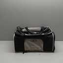 Petskd Top and Side Expandable Pet Carrier 19x13x9 Inches Southwest Allegiant Airlines Approved, Soft-Sided Carrier for Small Dog Under 12 lbs and Large Cat Under 15 lbs (Black)