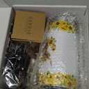 Highland Cow Gifts Set for Women, Highland Cow Themed Stuff Set with 20 Oz Tumbler Makeup Bag Candle Socks Hair Claw Clips Keychain Earrings Necklace for Highland Cow Lover Birthday Christmas Gifts