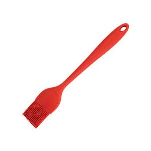 Silicone Basting Brush Set 2 Pcs Heat Resistant Rubber Spatula for Non-stick Cookware BPA Free (Red)