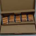 100 Pack AAA High-Performance Alkaline Batteries, 10-Year Shelf Life, Easy to Open Value Pack