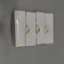 4 x Bunnikins & Clover Silk Scrunchies for Hair Sleep, 100% Mulberry Silk Hair Ties for Curly Hair with Elastic Band, Thick Elastic Hair Scrunchies for Women Girls, 3 Piece