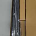 2 Pack Heavy Duty Curtain Rods for Windows 48 to 84 Inch, 1 Inch Black Adjustable Curtain Rod Set with Easy Installation and Modern Design (A1,Black,30-90",2Pack)