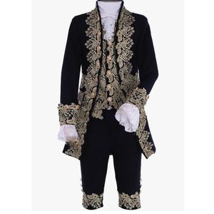 Victorian Rococo Costume 18th Century King Prince Cosplay Suit Men's Halloween Costume
M