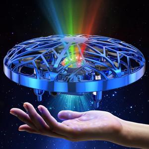 Hand Operated Drone Toy for Kids - Easy Fly Hover Drone with AI Motion Sensor, Rechargeable Drones for Kids 8-12 & 6-8, Safe Mini Quadcopter with Auto Hover, 360 Flip/Roll, Perfect Boys Girls Drones for Age 4-6-8-12 Birthday Gifts (Blue)