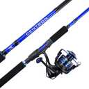 KastKing Centron Fishing Rod and Reel Combo, Spinning & Baitcasting Combos, IM6 Graphite 2Pc Blanks, Stainless Steel Guides with Ceramic Rings, Contoured EVA Handles & Fighting Butt