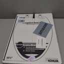 KOHLER 4636-RL-0 Cachet ReadyLatch Elongated Slow Close Toilet Seat, Soft Close Toilet Seat Quiet Lid, Contoured Grip-Tight Bumpers Installation Hardware, Apartment Essentials, White