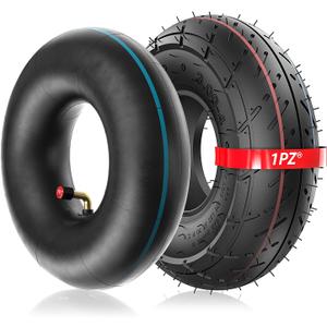 1PZ RE3-34W 3.00-4 (10"x3", 260x85) Tire & Inner Tube with TR87 Bent Valve Stem for Pocket Rocket E300 E325 eZip Scooter Mini Chopper Bike Go Kart Bladez Gas Electric Mobility