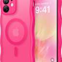 CAPRARO Cute for iPhone 11 Case, Compatible with MagSafe Hot Pink