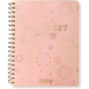 Graphique 2024 Spiral Frosted Cover Planner | 18 Month Organizer July 2023 - Dec. 2024 | Weekly & Monthly Spreads | To-Do & Note List | Reference Tabs | Reminder Stickers | Manifest | 8 x 10 Graphique 2024 Spiral Frosted Cover Planner | 18 Month Organizer July 2023 - Dec. 2024 | Weekly & Monthly Spreads | To-Do & Note List | Reference Tabs | Reminder Stickers | Manifest | 8 x 10